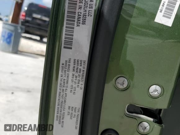 ✅ 2020 Dodge Challenger GT • VIN: 2C3CDZJG2LH182886 • Lot: 51421244. Wystawiony na Copart z przebiegiem 39 840 mil. Bezpłatny archiwum sprzedaży aukcyjnych z USA i szczegółowy raport historii pojazdu na DreamBid. Zdjęcie 12.