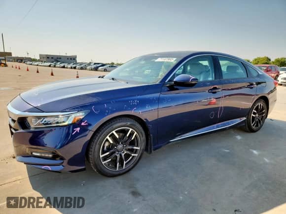 2018 Honda Accord EX-L z VIN 1HGCV1F50JA134608, wystawiony jako Copart lot #71147965 z przebiegiem 147 467 mil mil oraz Czysty tytuł • Clean title. Historia ofert i sprzedaży dostępna na DreamBid. Obrazek 1.