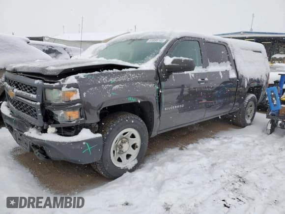 ✅ 2015 Chevrolet Silverado 1500 Work Truck • VIN: 3GCUKPECXFG409702 • Lot: 41699745. Listed on Copart with 136,418 mi. Free auction sales archive from the USA and detailed vehicle history report at DreamBid. Image 1.