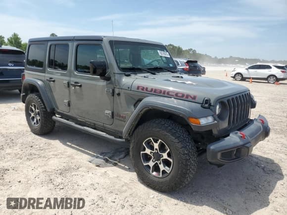 ✅ 2022 Jeep Wrangler Unlimited Rubicon • VIN: 1C4HJXFN6NW166278 • Lot: 56745075. Listed on Copart with 34,418 mi. Free auction sales archive from the USA and detailed vehicle history report at DreamBid. Image 4.