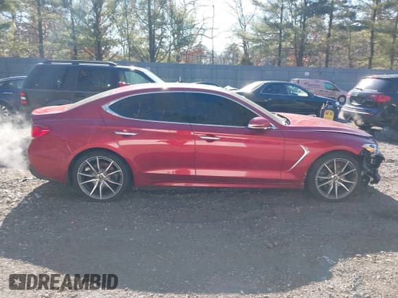 ✅ 2019 Genesis G70 Advanced • VIN: KMTG44LA7KU026820 • Лот: 41706925. Опубликован ранее на IAAI с пробегом 56 584 миль. Бесплатный доступ к архиву аукционных продаж из США и подробный отчёт об истории автомобиля на DreamBid. Изображение 13.