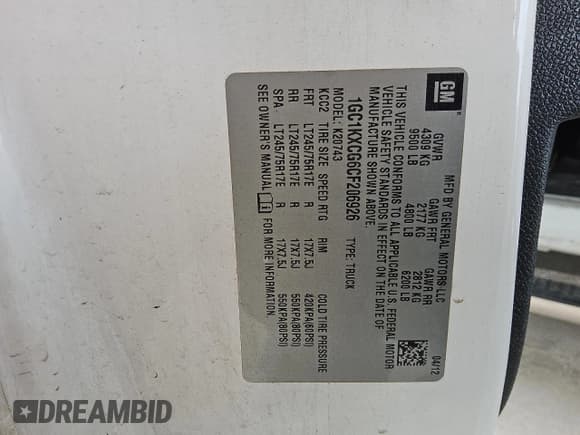 ✅ 2012 Chevrolet Silverado 2500HD LT • VIN: 1GC1KXCG6CF206926 • Lot: 51586235. Wystawiony na Copart z przebiegiem 101 405 mil. Bezpłatny archiwum sprzedaży aukcyjnych z USA i szczegółowy raport historii pojazdu na DreamBid. Zdjęcie 12.