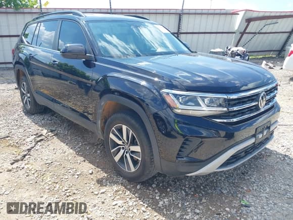 ✅ 2022 Volkswagen Atlas SE • VIN: 1V2LP2CA1NC502304 • Lot: 42828374. Listed on IAAI with 60,782 mi. Free auction sales archive from the USA and detailed vehicle history report at DreamBid. Image 1.