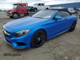 ✅ 2017 Mercedes-Benz S 550 • VIN: WDDXK8CB0HA019051 • Lot: 63745175. Listed on Copart with 109,571 mi. Free auction sales archive from the USA and detailed vehicle history report at DreamBid. Image 1.