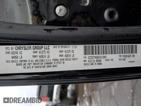 ✅ 2014 Dodge Challenger SXT • VIN: 2C3CDYAG8EH212003 • Lot: 41527125. Wystawiony na Copart z przebiegiem 115 690 mil. Bezpłatny archiwum sprzedaży aukcyjnych z USA i szczegółowy raport historii pojazdu na DreamBid. Zdjęcie 12.