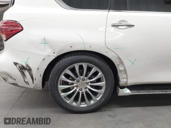 ✅ 2015 Infiniti QX80 • VIN: JN8AZ2NF0F9571371 • Lot: 42720560. Listed on IAAI with 118,797 mi. Free auction sales archive from the USA and detailed vehicle history report at DreamBid. Image 18.