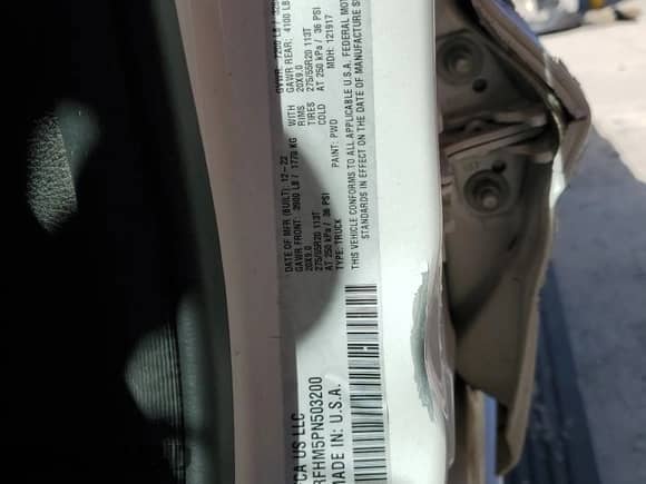 2023 Ram 1500 Limited с VIN 1C6SRFHM5PN503200, выставлен на аукционе Copart как лот 50086965 с пробегом 98 315 миль миль и Списание • Salvage title. История ставок и продаж доступна на DreamBid. Изображение 13.