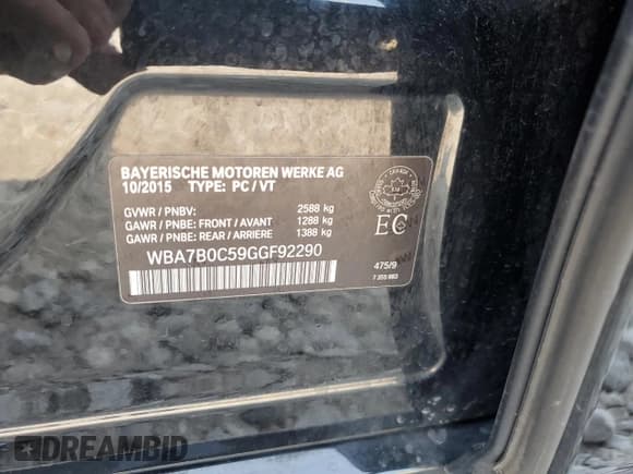 ✅ 2016 BMW 7 Series 750i xDrive • VIN: WBA7B0C59GGF92290 • Lot: 67015855. Wystawiony na Copart z przebiegiem 74 376 mil. Bezpłatny archiwum sprzedaży aukcyjnych z USA i szczegółowy raport historii pojazdu na DreamBid. Zdjęcie 13.