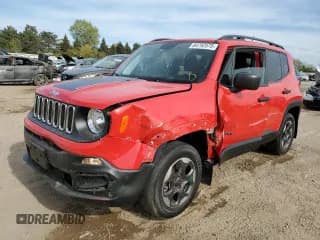 ✅ 2018 Jeep Renegade Sport • VIN: ZACCJBAB6JPH46714 • Лот: 84792575. Опубликован ранее на Copart с пробегом 42 747 миль. Бесплатный доступ к архиву аукционных продаж из США и подробный отчёт об истории автомобиля на DreamBid. Изображение 1.