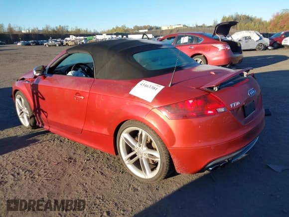 ✅ 2015 Audi TTS 2.0T • VIN: TRUS1AFK0F1000755 • Lot: 43463381. Listed on IAAI with Not provided. Free auction sales archive from the USA and detailed vehicle history report at DreamBid. Image 3.