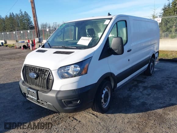 ✅ 2021 Ford Transit Cargo • VIN: 1FTYE1Y89MKA16809 • Lot: 41643195. Listed on IAAI with 7,407 mi. Free auction sales archive from the USA and detailed vehicle history report at DreamBid. Image 2.