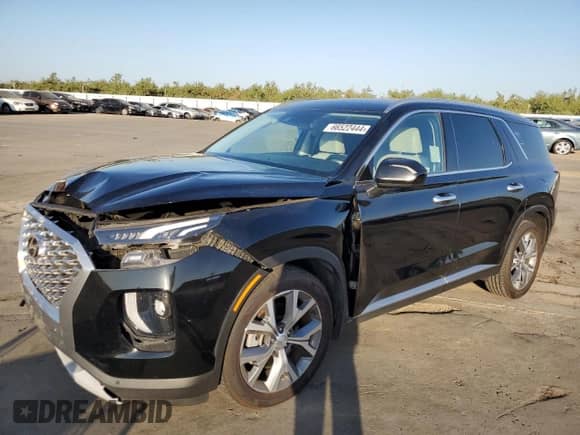 2021 Hyundai Palisade SEL with VIN KM8R44HE1MU318691, listed as a Copart auction lot 66522444 with 61,996 mi miles and Salvage title. Bid and sale history available at DreamBid. Image 1.