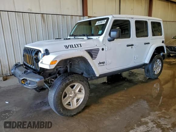 ✅ 2022 Jeep Wrangler Unlimited Sport S • VIN: 1C4HJXDG0NW179984 • Lot: 95406075. Wystawiony na Copart z przebiegiem 44 409 mil. Bezpłatny archiwum sprzedaży aukcyjnych z USA i szczegółowy raport historii pojazdu na DreamBid. Zdjęcie 1.