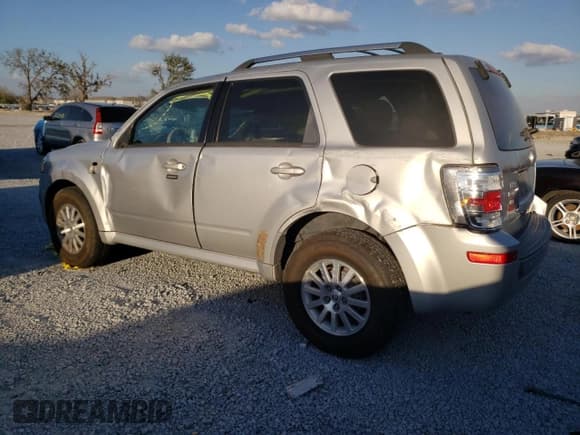 ✅ 2009 Mercury Mariner Premier • VIN: 4M2CU87789KJ23933 • Lot: 45120455. Listed on Copart with 104,465 mi. Free auction sales archive from the USA and detailed vehicle history report at DreamBid. Image 2.