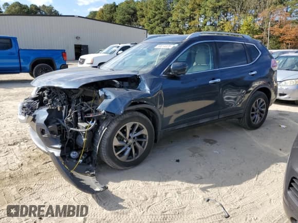 ✅ 2016 Nissan Rogue SL • VIN: 5N1AT2MV9GC771834 • Lot: 89814025. Listed on Copart with 147,345 mi. Free auction sales archive from the USA and detailed vehicle history report at DreamBid. Image 1.