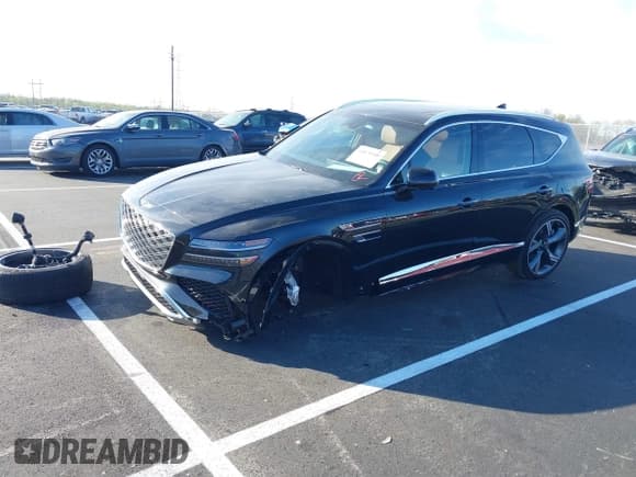 ✅ 2025 Genesis GV80 Prestige • VIN: KMUHCESB9SU254403 • Lot: 41829949. Wystawiony na IAAI z przebiegiem 1 918 mil. Bezpłatny archiwum sprzedaży aukcyjnych z USA i szczegółowy raport historii pojazdu na DreamBid. Zdjęcie 2.