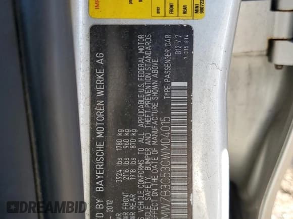 ✅ 2012 MINI Countryman • VIN: WMWZB3C53CWM04015 • Lot: 86524475. Listed on Copart with 103,008 mi. Free auction sales archive from the USA and detailed vehicle history report at DreamBid. Image 12.