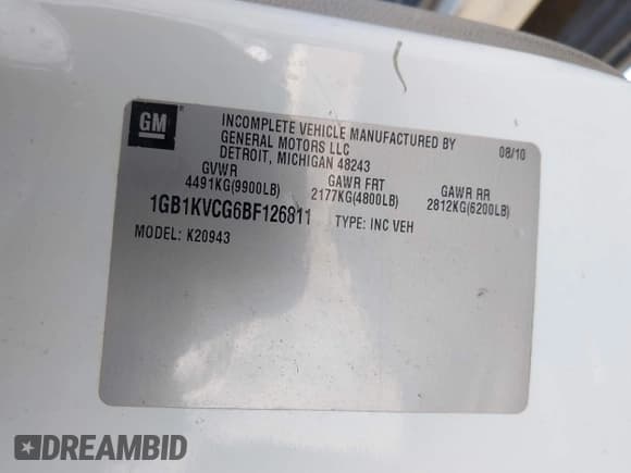 ✅ 2011 Chevrolet Silverado 2500HD • VIN: 1GB1KVCG6BF126811 • Lot: 43367531. Listed on IAAI with 303,285 mi. Free auction sales archive from the USA and detailed vehicle history report at DreamBid. Image 9.