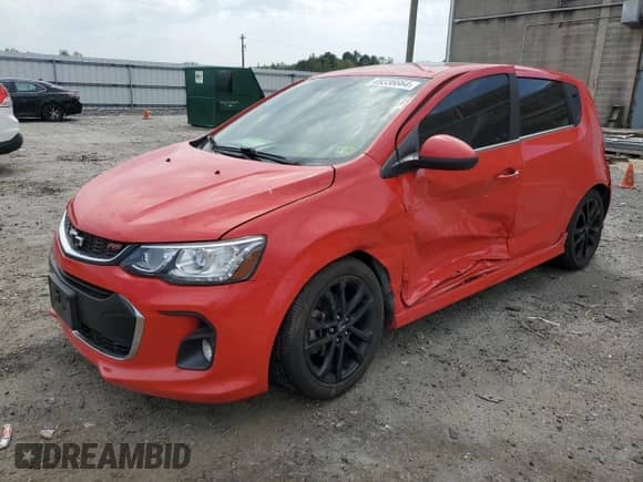 2018 Chevrolet Sonic LT с VIN 1G1JD6SB5J4110636, выставлен на аукционе Copart как лот 69336664 с пробегом 64 306 миль миль и Списание • Salvage title. История ставок и продаж доступна на DreamBid. Изображение 1.