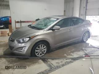 2015 Hyundai Elantra Limited z VIN 5NPDH4AE8FH607545, wystawiony jako Copart lot #87307665 z przebiegiem 162 537 mil mil oraz Szkoda całkowita • Salvage title. Historia ofert i sprzedaży dostępna na DreamBid. Obrazek 1.