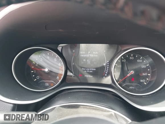 ✅ 2019 Jeep Compass Latitude • VIN: 3C4NJDBBXKT838972 • Lot: 42615357. Listed on IAAI with 77,210 mi. Free auction sales archive from the USA and detailed vehicle history report at DreamBid. Image 7.