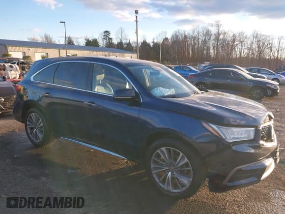✅ 2017 Acura MDX Technology • VIN: 5FRYD4H51HB025466 • Lot: 43809360. Listed on IAAI with 91,173 mi. Free auction sales archive from the USA and detailed vehicle history report at DreamBid. Image 1.