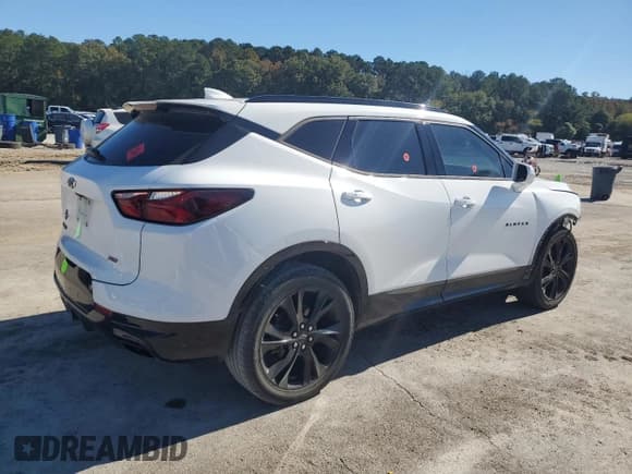 ✅ 2020 Chevrolet Blazer RS • VIN: 3GNKBERS6LS532197 • Лот: 91528525. Опубликован ранее на Copart с пробегом 142 742 миль. Бесплатный доступ к архиву аукционных продаж из США и подробный отчёт об истории автомобиля на DreamBid. Изображение 3.