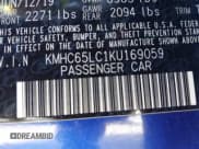 ✅ 2019 Hyundai Ioniq Blue • VIN: KMHC65LC1KU169059 • Lot: 41503066. Wystawiony na IAAI z przebiegiem 176 408 mil. Bezpłatny archiwum sprzedaży aukcyjnych z USA i szczegółowy raport historii pojazdu na DreamBid. Zdjęcie 9.