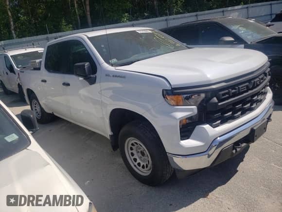 2022 Chevrolet Silverado 1500 Work Truck z VIN 1GCPDAEK1NZ602024, wystawiony jako Copart lot #67519084 z przebiegiem Nie podano mil oraz Szkoda całkowita • Salvage title. Historia ofert i sprzedaży dostępna na DreamBid. Obrazek 4.