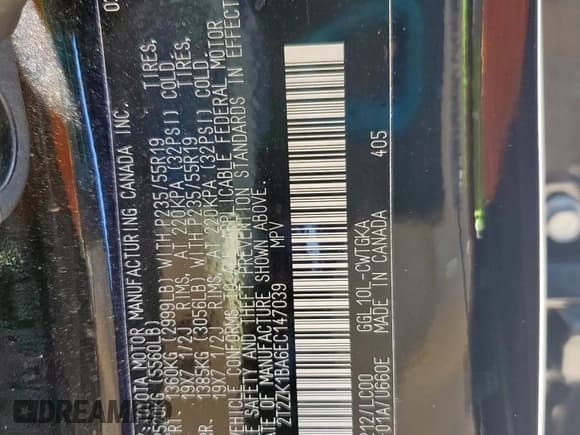 ✅ 2014 Lexus RX 350 • VIN: 2T2ZK1BA6EC147039 • Lot: 90332585. Listed on Copart with 62,531 mi. Free auction sales archive from the USA and detailed vehicle history report at DreamBid. Image 13.