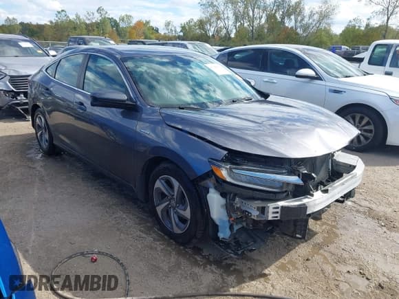 ✅ 2020 Honda Insight EX • VIN: 19XZE4F55LE005466 • Лот: 43366279. Опубликован ранее на IAAI с пробегом 82 014 миль. Бесплатный доступ к архиву аукционных продаж из США и подробный отчёт об истории автомобиля на DreamBid. Изображение 1.