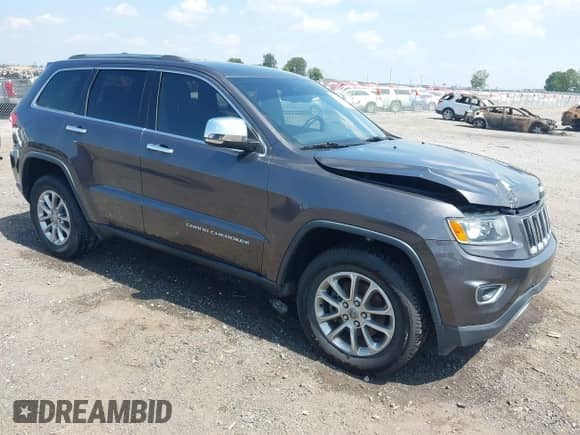2016 Jeep Grand Cherokee Limited с VIN 1C4RJFBG0GC421873, выставлен на аукционе IAAI как лот 43192839 с пробегом 169 859 миль миль и . История ставок и продаж доступна на DreamBid. Изображение 1.