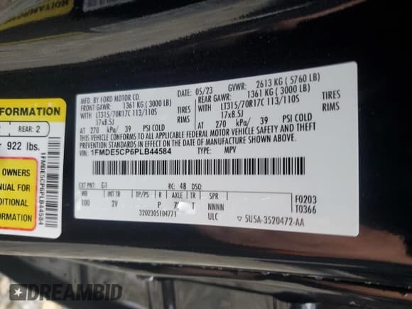 ✅ 2023 Ford Bronco • VIN: 1FMDE5CP6PLB44584 • Lot: 66475945. Wystawiony na Copart z przebiegiem 10 180 mil. Bezpłatny archiwum sprzedaży aukcyjnych z USA i szczegółowy raport historii pojazdu na DreamBid. Zdjęcie 13.