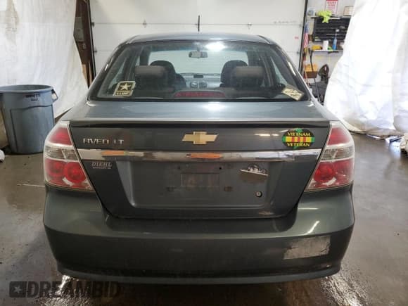 ✅ 2010 Chevrolet Aveo 1LT • VIN: KL1TD5DE9AB110353 • Lot: 43691435. Wystawiony na Copart z przebiegiem Nie podano. Bezpłatny archiwum sprzedaży aukcyjnych z USA i szczegółowy raport historii pojazdu na DreamBid. Zdjęcie 6.