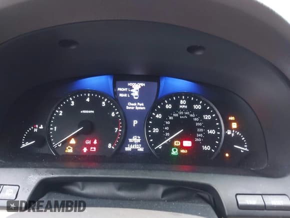 ✅ 2013 Lexus LS 460 L • VIN: JTHDL5EF4D5005941 • Lot: 41462154. Listed on IAAI with 144,937 mi. Free auction sales archive from the USA and detailed vehicle history report at DreamBid. Image 7.