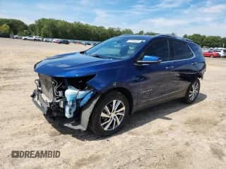 2022 Chevrolet Equinox Premier with VIN 3GNAXXEV1NS218503, listed as a Copart auction lot 70748335 with 51,147 mi miles and Clean title. Bid and sale history available at DreamBid. Image 1.