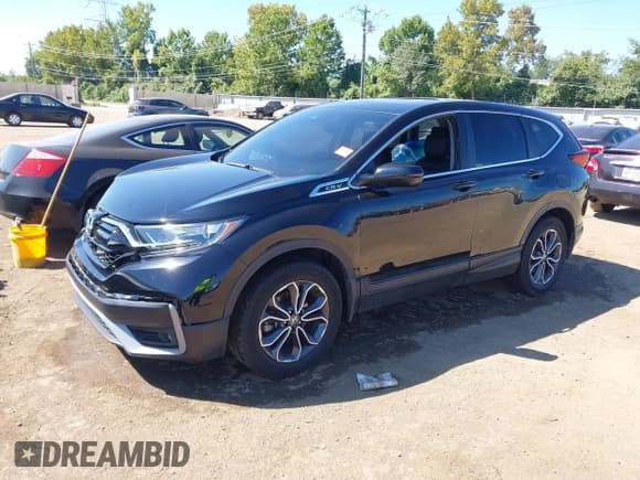✅ 2021 Honda CR-V EX-L • VIN: 2HKRW2H85MH603160 • Lot: 43086446. Listed on IAAI with 81,856 mi. Free auction sales archive from the USA and detailed vehicle history report at DreamBid. Image 2.