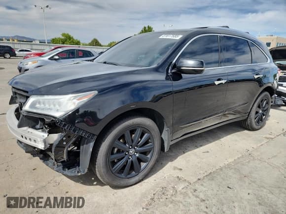✅ 2015 Acura MDX Advance • VIN: 5FRYD4H83FB007557 • Lot: 81617685. Listed on Copart with 129,327 mi. Free auction sales archive from the USA and detailed vehicle history report at DreamBid. Image 1.