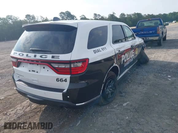 2024 Dodge Durango Pursuit with VIN 1C4SDJFT2RC213662, listed as a IAAI auction lot 42074058 with 1,238 mi miles and . Bid and sale history available at DreamBid. Image 4.