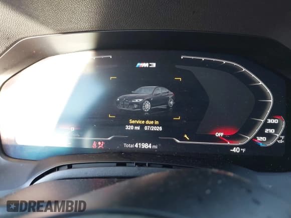 ✅ 2022 BMW M3 Competition • VIN: WBS33AY07NFM19278 • Lot: 43550336. Wystawiony na IAAI z przebiegiem 41 984 mil. Bezpłatny archiwum sprzedaży aukcyjnych z USA i szczegółowy raport historii pojazdu na DreamBid. Zdjęcie 7.