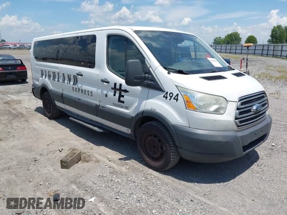 ✅ 2015 Ford Transit XL • VIN: 1FBZX2ZM3FKA54172 • Lot: 42601588. Listed on IAAI with 619,881 mi. Free auction sales archive from the USA and detailed vehicle history report at DreamBid. Image 1.