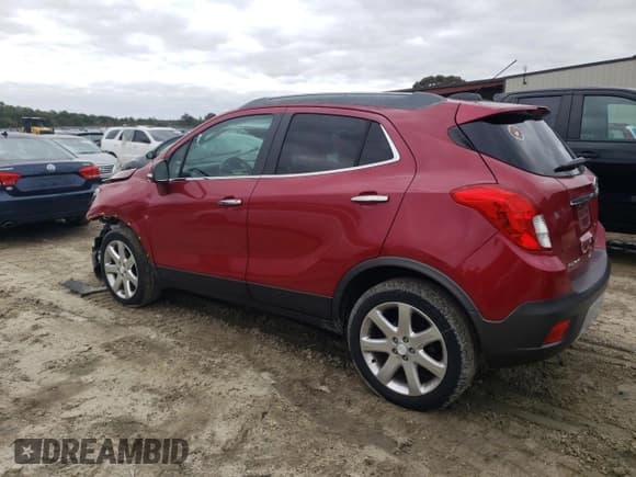 ✅ 2015 Buick Encore Leather • VIN: KL4CJGSBXFB141361 • Лот: 85778635. Опубликован ранее на Copart с пробегом 83 486 миль. Бесплатный доступ к архиву аукционных продаж из США и подробный отчёт об истории автомобиля на DreamBid. Изображение 2.