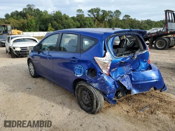 ✅ 2014 Nissan Note SV • VIN: 3N1CE2CP0EL407929 • Лот: 82184995. Опубликован ранее на Copart с пробегом 85 375 миль. Бесплатный доступ к архиву аукционных продаж из США и подробный отчёт об истории автомобиля на DreamBid. Изображение 2.
