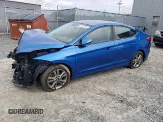 2018 Hyundai Elantra Value Edition z VIN KMHD84LF2JU570766, wystawiony jako Copart lot #70112605 z przebiegiem 76 119 mil mil oraz Szkoda całkowita • Salvage title. Historia ofert i sprzedaży dostępna na DreamBid. Obrazek 1.