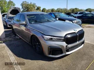 ✅ 2021 BMW 7 Series 740i • VIN: WBA7T2C07MCF82602 • Лот: 62063172. Опубликован ранее на Copart с пробегом Не указан. Бесплатный доступ к архиву аукционных продаж из США и подробный отчёт об истории автомобиля на DreamBid. Изображение 1.