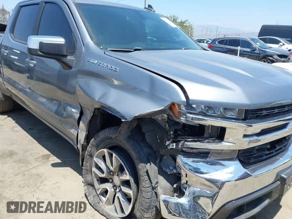 2022 Chevrolet Silverado 1500 LT z VIN 1GCPWCED6NZ192554, wystawiony jako IAAI lot #42653072 z przebiegiem 76 224 mil mil oraz . Historia ofert i sprzedaży dostępna na DreamBid. Obrazek 6.