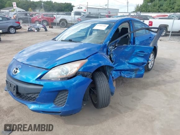 ✅ 2012 Mazda 3 i Touring • VIN: JM1BL1V73C1676565 • Lot: 43382388. Listed on IAAI with 156,366 mi. Free auction sales archive from the USA and detailed vehicle history report at DreamBid. Image 6.