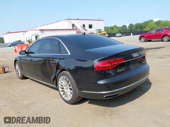 ✅ 2015 Audi A8 3.0T • VIN: WAU3GAFDXFN029684 • Lot: 42378230. Listed on IAAI with 94,835 mi. Free auction sales archive from the USA and detailed vehicle history report at DreamBid. Image 3.