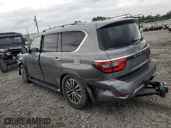 ✅ 2022 Nissan Armada SL • VIN: JN8AY2BC5N9161368 • Lot: 66719295. Listed on Copart with 59,772 mi. Free auction sales archive from the USA and detailed vehicle history report at DreamBid. Image 2.