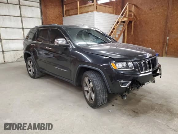 2014 Jeep Grand Cherokee Limited z VIN 1C4RJFBGXEC204652, wystawiony jako Copart lot #80250105 z przebiegiem Nie podano mil oraz Szkoda całkowita • Salvage title. Historia ofert i sprzedaży dostępna na DreamBid. Obrazek 4.